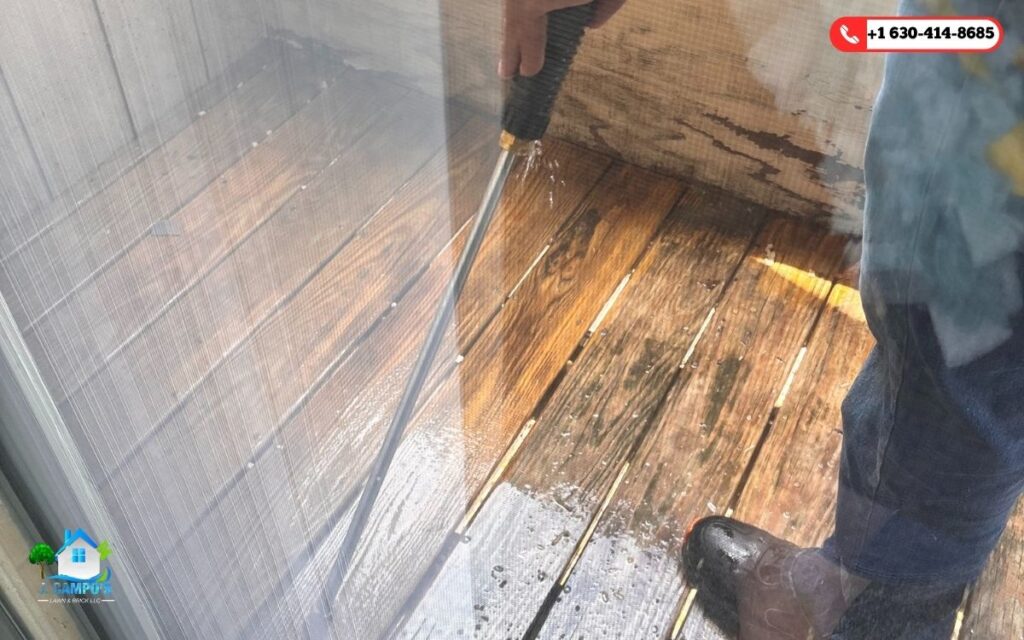 Expert patio and fence installation Washington, IL by J Campos Lawn & Brick LLC